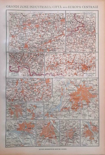 Carta geografica antica europa - geografica,