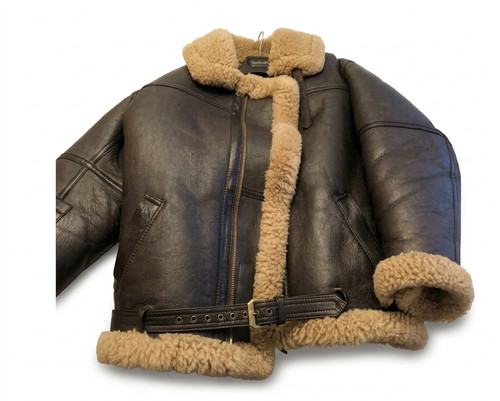 Giacca cappotto pelle aviatore
