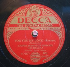 Lionel Hampton 78RPM / Rag Mop