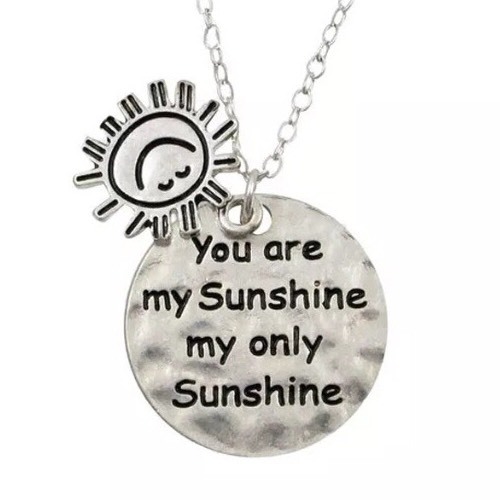 Collana pendente argento you - collana,