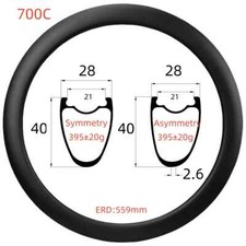 Cerchi in carbonio 700C