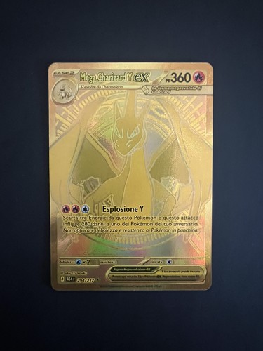 Mega charizard gold - ex,
