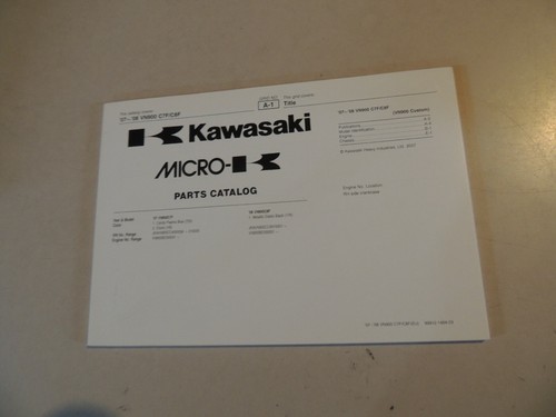Parts catalog kawasaki 900 - parts, vn