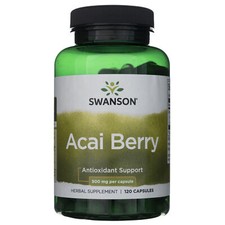 Swanson Bacche di Acai 500 mg, 120 capsule