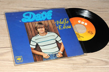 DAVE hallo elisa pop disco PROMO italy 45 giri