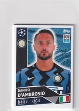Topps Champions League Sticker CL 20/21 INT 8 Danilo D`Ambrosio