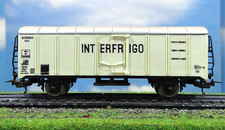 LIMA H0 464 Carrello frigo a 2 assi INTERFRIGO delle DB carro merci coperto | F388