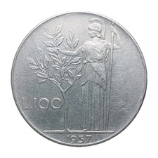 1957 Italia 100 Lire •