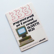 333 PROGRAMMI PRONTI PER IL PERSONAL COMPUTER OLIVETTI M20 CATALOGO '82 L4042S58