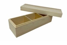 Scatola legno posti con - legno,