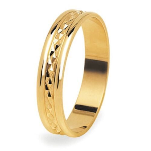Anello oro giallo - anello, bianco