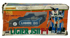 LIGIER JS11 F-1 TRASFORMER TRANSFORMERS DIACLONE GIG TAKARA 1980 AUTO ROBOT