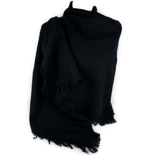 Sciarpone donna nero sciarpa