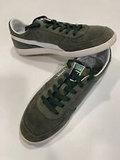 PUMA DALLAS Sneakers cittadine stile anni 80 in camoscio verde e bianco EU 46