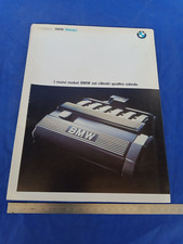 press kit cartella stampa originale 1990 motori 24v Bmw 520i 525i E34 italiano