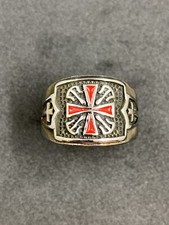 Templar croce argento - croce,