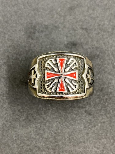 Templar croce argento anello - templar,