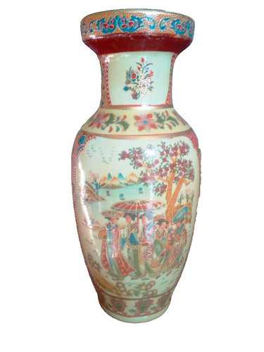 Vaso cinese ceramica - vaso, in