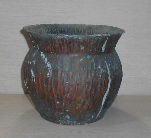 Antico vaso portavaso rame - antico, in