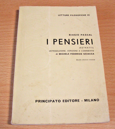 Biagio pascal pensieri a - pascal,,