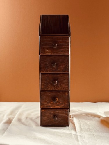 Mobiletto vintage legno con - mobiletto,