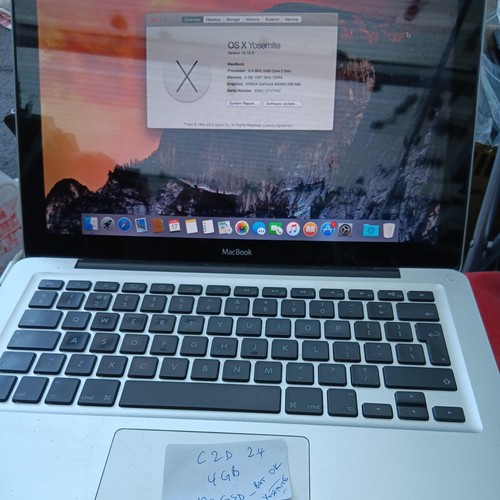 Macbook fine 2008 - 2008, pollici
