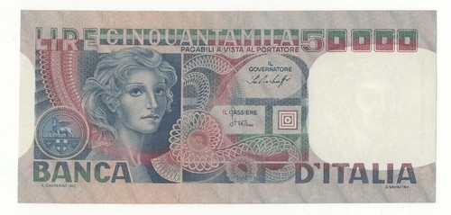 50000 lire volto - volto, di
