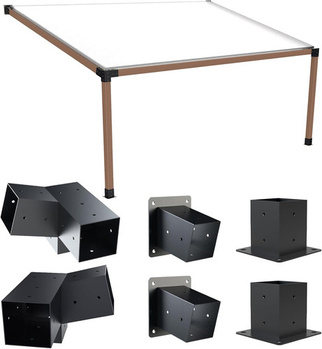 Kit pergola con staffe - pergola, staffe,