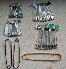 Aghi di sicurezza lunghezza 3,2 cm 3,7 cm, 4,5 cm, 5,7 cm, 7,5 cm 10 cm