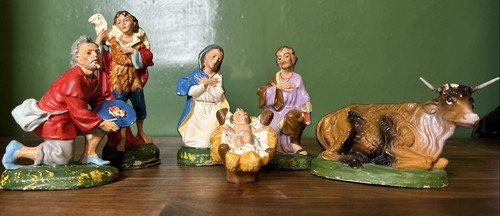 Presepe vintage cartapesta - vintage,