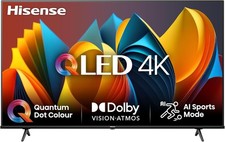 Hisense TV 55" QLED 4K 55E77NQ, Smart TV VIDAA U7, Dolby Vision, HDR 10+, Game