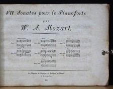 Mozart, VII Sonate per