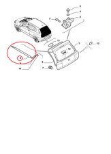 REAR BONNET SHOCK ABSORBER TIP