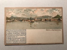 COMO - Esposizione 1899 - Prima Esposizione Cartoline Postali Illustrate Venezia