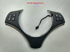 05-13 BMW M SPORT 1 E82 3 E90 E92 X1 E84 PULSANTI STERZO palette cambio CARBONIO