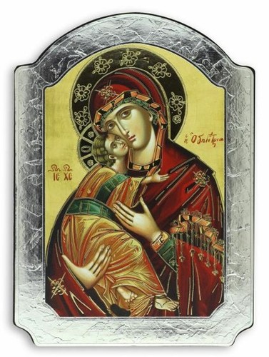 Quadro icona madonna col - madonna,