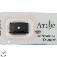 Diamante certificato ARCHE' blisterato 0,10 ct - Colore G - Purezza VVS HRD -...