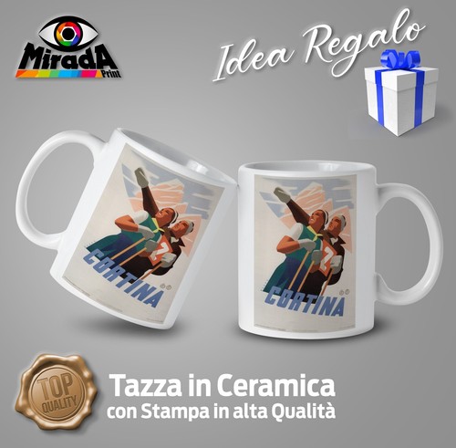 Tazza mug cortina sci - mug, piste
