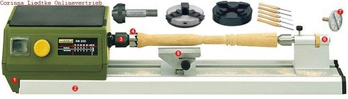 Proxxon set 27020 tornio - set,