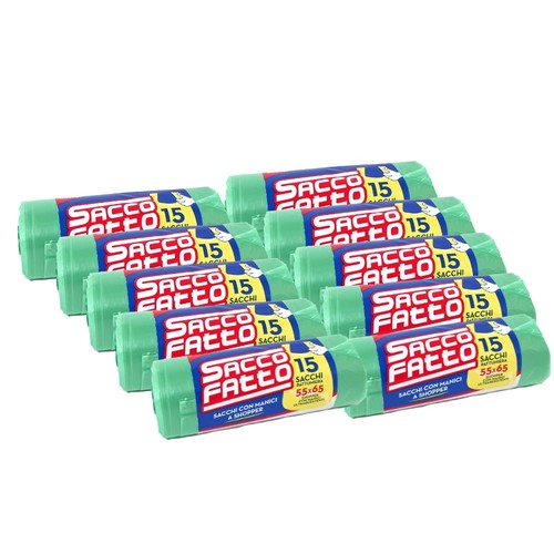 150 sacchi spazzatura verdi - spazzatura,