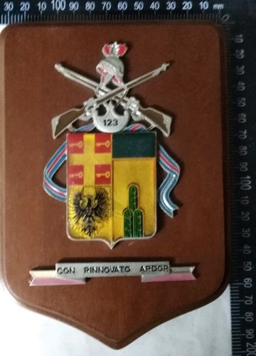 Crest 123 reggimento - 123°,