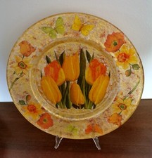 Piatto decoupage centrotavola