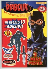 DIABOLIK TRACK OF THE PANTHER N. 2 2001 SABAN'S - NUOVO COMPLETO ADESIVI POSTER