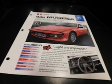 1980-1983 Matra Murena Spec