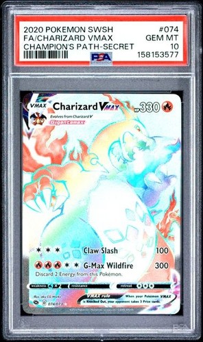 Psa charizard vmax 074 073 - psa,