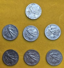 Lotto 7 Monete Vittorio Emanuele III 20 Cent Libertà Librata 1919 NC + vari anni