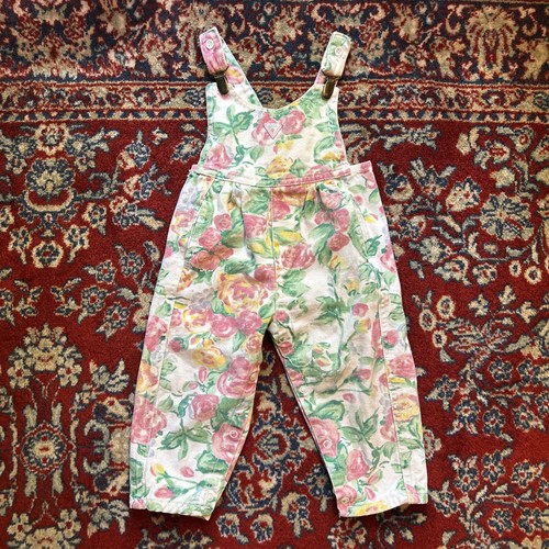 Salopette floreale vintage