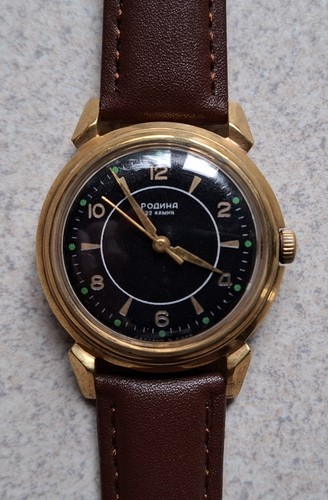 Orologio placcato oro - , "rodina"