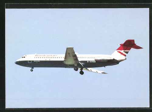 Cartolina aereo british - cartolina,