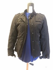 Giacca moto donna BERING nera tg. 42/44 con protezioni e imbottitura rimovibili